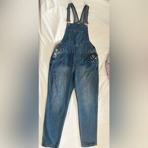 Blue Denim Women's Overalls Jeans